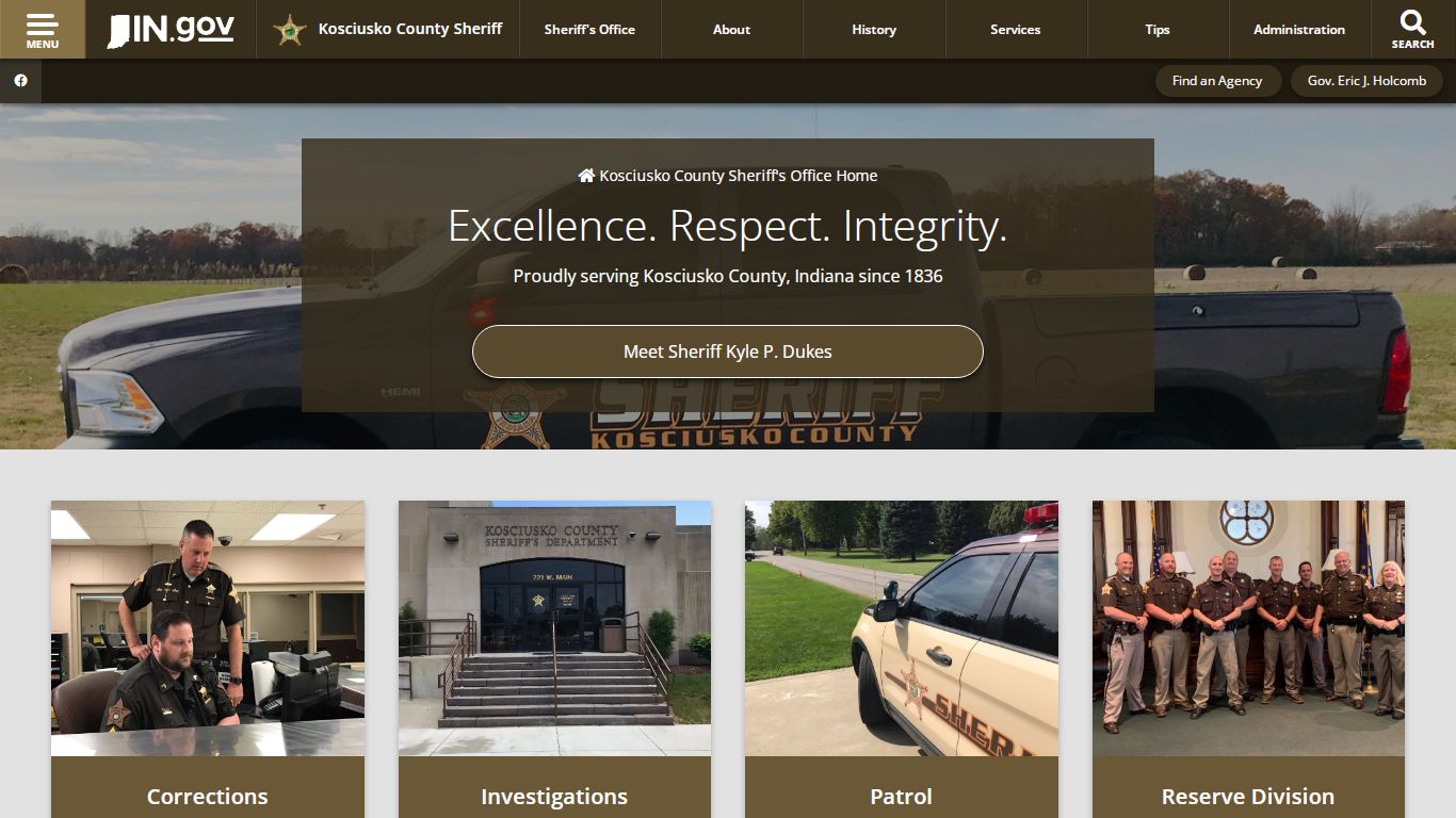 Kosciusko County Sheriff's Office: Home - Indiana